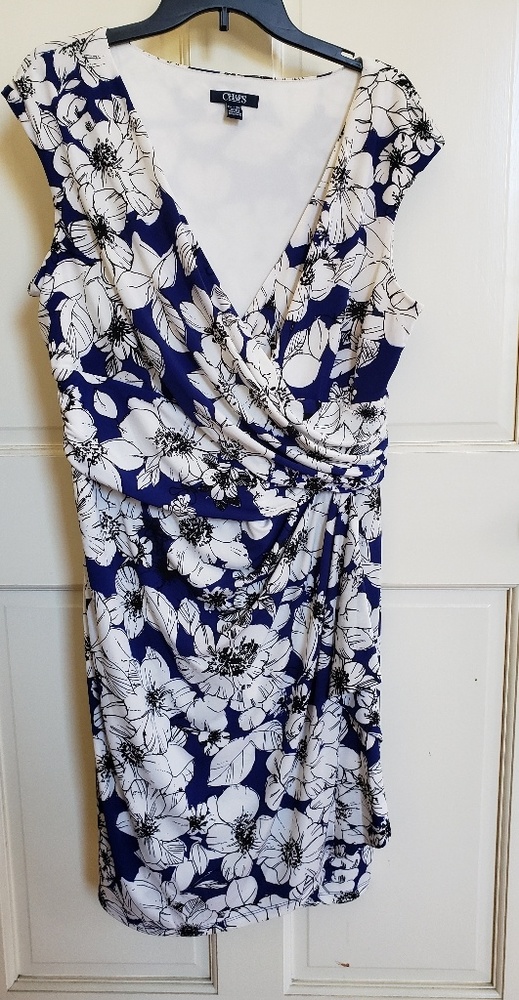 Faux wrap dress
